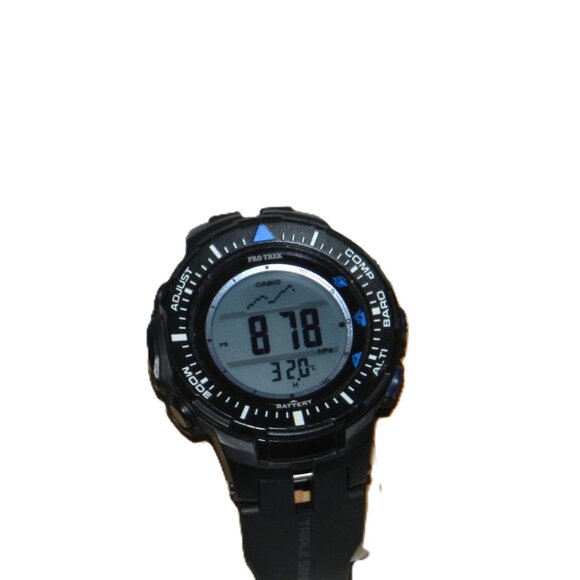 Casio Pro Trek PRG-300 Black Triple Sensor Watch 3443 Solar - Picture 3 of 9